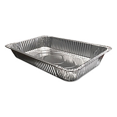 Durable Packaging Aluminum Steam Table Pans, Full Size, Deep, 63 Gauge, 50/Carton (FS7900XX)