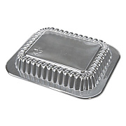 Durable Packaging Dome Lids for 1 lb Oblong Containers, 5.13 x 4.13, Clear, 1,000/Carton (P2201000)