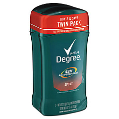 Degree MEN DRY PROTECTION ANTIPERSPIRANT, SPORT SCENT, 2.7 OZ, 2/PACK (08633PK)