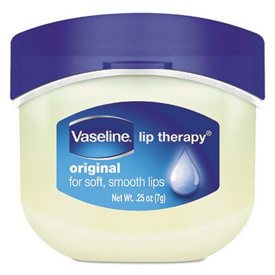 Vaseline Lip Therapy, Original Flavor, 0.25 oz Plastic Flip-Top Container (20677EA)