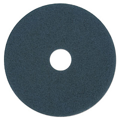 Boardwalk Scrubbing Floor Pads, 19" Diameter, Blue, 5/Carton (BWK4019BLU)