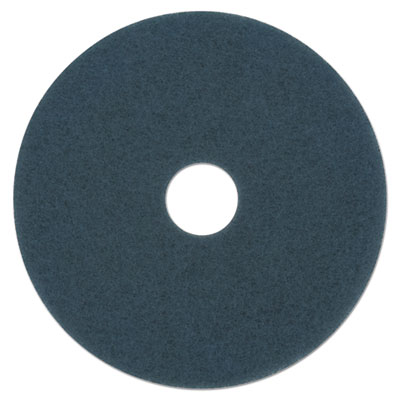 Boardwalk Scrubbing Floor Pads, 19" Diameter, Blue, 5/Carton (BWK4019BLU)