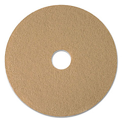 Boardwalk Burnishing Floor Pads, 24" Diameter, Tan, 5/Carton (BWK4024ULT)