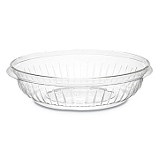 Dart PresentaBowls Clear Bowls, 8 oz, 5.3" Diameter x 1.4" h, Clear, Plastic, 504/Carton (PET8B)