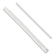 SOLO Cup Company Polypropylene Plastic Straws, 5.75", White, 500/Box, 24/ BoxesCarton (811WMX)