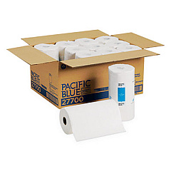 Georgia Pacific Professional Pacific Blue Select Two-Ply Perforated Paper Kitchen Roll Towels, 2-Ply, 11 x 8.8, White, 250/Roll, 12 Rolls/Carton (27700)