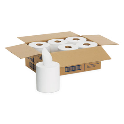 Georgia Pacific Professional SofPull CenterPull Perforated Paper Towels, 1-Ply, 7.8 x 15, White, 320/Roll, 6 Rolls/Carton (28124)