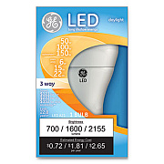 GE LED DAYLIGHT 3-WAY A21 LIGHT BULB, 11 W (92120)