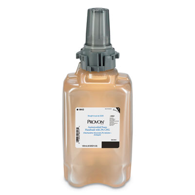PROVON Antimicrobial Foam Handwash Refill, Fragrance-Free, 1,250 mL, 3/Carton (884203)
