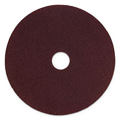 Scotch-Brite Surface Preparation Pad Plus, 17" Diameter, Maroon, 5/Carton (SPPP17)