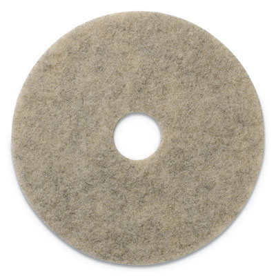 Americo Porko Plus Burnishing Pads, 20" Diameter, Brown, 5/Carton (401820)