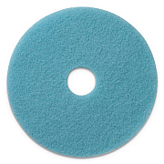 Americo Luster Lite Burnishing Pads, 20" Diameter, Sky Blue, 5/Carton (402120)