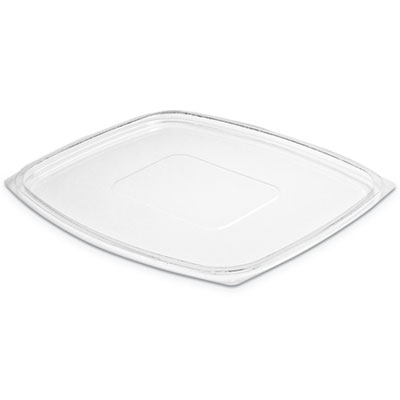 Dart ClearPac Clear Container Lids, 7.4" x 9", Clear, 4/Carton (C64DLR)