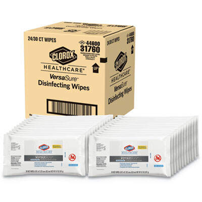 Clorox Healthcare 31760 VersaSure Cleaner Disinfectant Wipes
