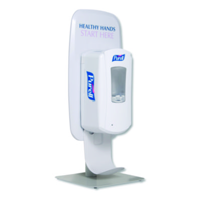 PURELL LTX or TFX Table Top Dispenser Stand, 3.79 x 17.68 x 9.18, White (2426DS)