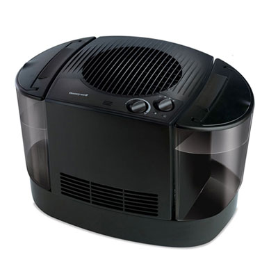 Honeywell TOP FILL CONSOLE COOL MIST HUMIDIFIER, 3 GAL, 12.3" X 13.6" X 13.1", BLACK (HEV685B)
