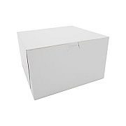 SCT White One-Piece Non-Window Bakery Boxes, 10 x 10 x 6, White, Paper, 100/Carton (0979)