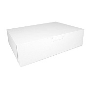 SCT White One-Piece Non-Window Bakery Boxes, 19 x 14 x 5, White, Paper, 50/Carton (1035)