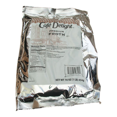 Caf Delight Frothy Topping, 16 oz Packet (50320)