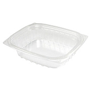 Dart ClearPac Containers, 8 oz, 5.9 x 4.9 x 1.3, Clear, 63/Pack, 16 Packs/Carton (C8DER)