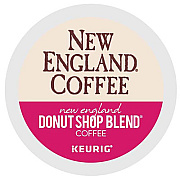 New England Coffee Donut Shop Blend K-Cup Pods, 24/Box (0038)
