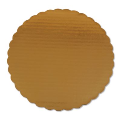 SCT Gold Cake Circles, Single Wall Construction, 10" Diameter, Gold, Paper, 200/Carton (1615)