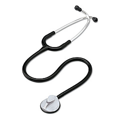 3M LITTMANN MASTER CLASSIC II STETHOSCOPE, SINGLE-SIDED CHESTPIECE, 27" BLACK (2144L)