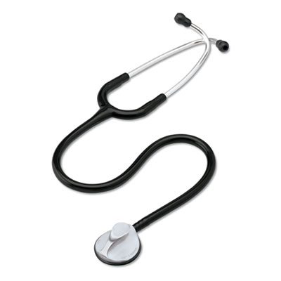 3M LITTMANN MASTER CLASSIC II STETHOSCOPE, SINGLE-SIDED CHESTPIECE, 27" BLACK (2144L)