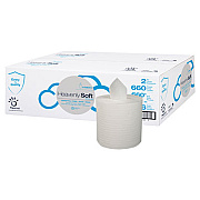 Papernet Heavenly Soft Center-Pull Towel, Special, 7.6" x 12", White, 660/Roll, 6 Rolls/Carton (410074)