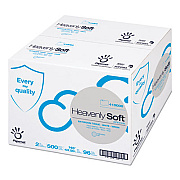 Papernet Heavenly Soft Toilet Tissue, Septic Safe, 2-Ply, White, 500 Sheets/Roll, 96 Rolls/Carton (410000)