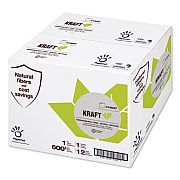 Papernet Kraft Tech Hardwound Roll Towel, Kraft, 1-Ply, 7.8" x 600 ft, Brown, 12 Rolls/Carton (410097)