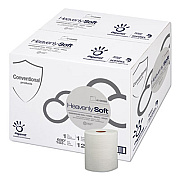 Papernet Heavenly Soft Standard Hardwound Roll Towel, 1-Ply, 7.8" x 600 ft, White, 12 Rolls/Carton (410098)