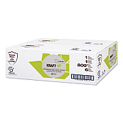 Papernet Kraft Tech Hardwound Paper Towel, Kraft, 1-Ply, 7.8" x 800 ft, Brown, 6 Rolls/Carton (410101)