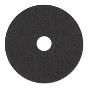 3M Low-Speed Stripper Floor Pad 7200, 14" Diameter, Black, 5/carton (08376)