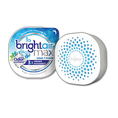 BRIGHT Air Max Odor Eliminator Air Freshener, Cool and Clean, 8 oz Jar (900437EA)