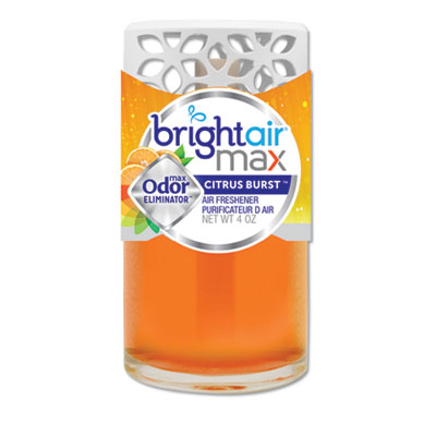 BRIGHT Air Max Scented Oil Air Freshener, Citrus Burst, 4 oz, 6/Carton (900440)