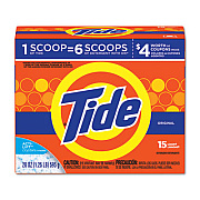 Tide POWDER LAUNDRY DETERGENT, ORIGINAL SCENT, 20 OZ BOX (81244EA)