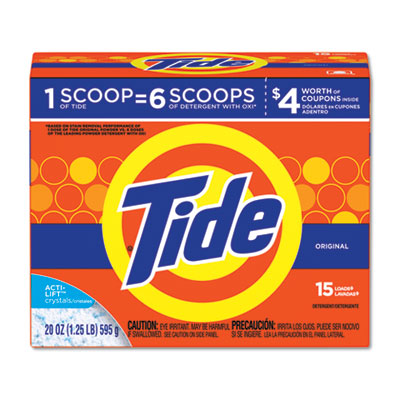 Tide POWDER LAUNDRY DETERGENT, ORIGINAL SCENT, 20 OZ BOX, 6/CARTON (81244)