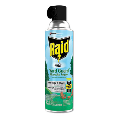 Raid Yard Guard Fogger, 16 oz, Aerosol, 12/Carton (617825)