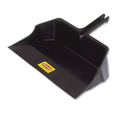 Rubbermaid Commercial Jumbo Heavy Duty Dustpan, 22 x 18, Plastic, Black (9B60BLAEA)