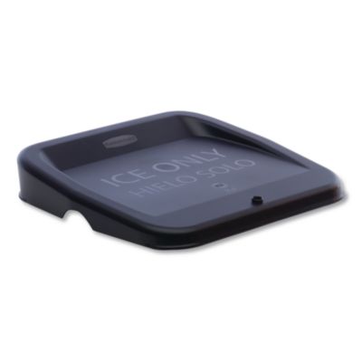 Rubbermaid Commercial Ice Tote Lid, Black, 4/Carton (9F73BLA)