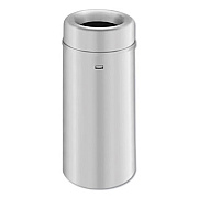 Rubbermaid Commercial CROWNE COLLECTION OPEN TOP RECEPTACLE, 15 GAL, METAL, ALUMINUM (AOT15SAPL)