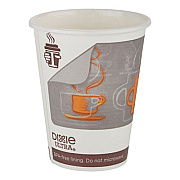 Georgia Pacific Professional Dixie Ultra Insulair Paper Hot Cup, 20 oz, Coffee Design, 40 Cups/Sleeve, 15 Sleeves/Carton (6350AR)