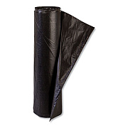 Inteplast Group HIGH-DENSITY COMMERCIAL CAN LINERS, 45 GAL, 14 MICRONS, 48" X 40", BLACK, 250/CARTON (S404814K)