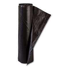 Inteplast Group HIGH-DENSITY COMMERCIAL CAN LINERS, 45 GAL, 14 MICRONS, 48" X 40", BLACK, 250/CARTON (S404814K)