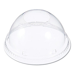 Dart Lids for Foam Cups and Containers, Fits 12 oz to 24 oz Cups, Clear, 1,000/Carton (16LCDH)