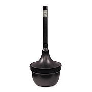 Ex-Cell Smokers' Oasis Receptacle, Round, Steel, 4.5 gal, Charcoal (SRS1HCCL)