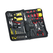 Fellowes 55-Piece Computer Tool Kit in Black Vinyl Zipper Case (49106)