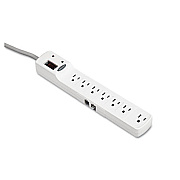 Fellowes Advanced Computer Series Surge Protector, 7 Outlets, 6 Ft Cord, 1000 Joules (99014)