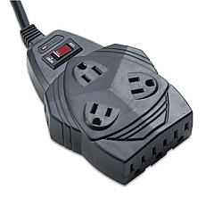 Fellowes Mighty 8 Surge Protector, 8 Outlets, 6 ft Cord, 1460 Joules, Black (99091)